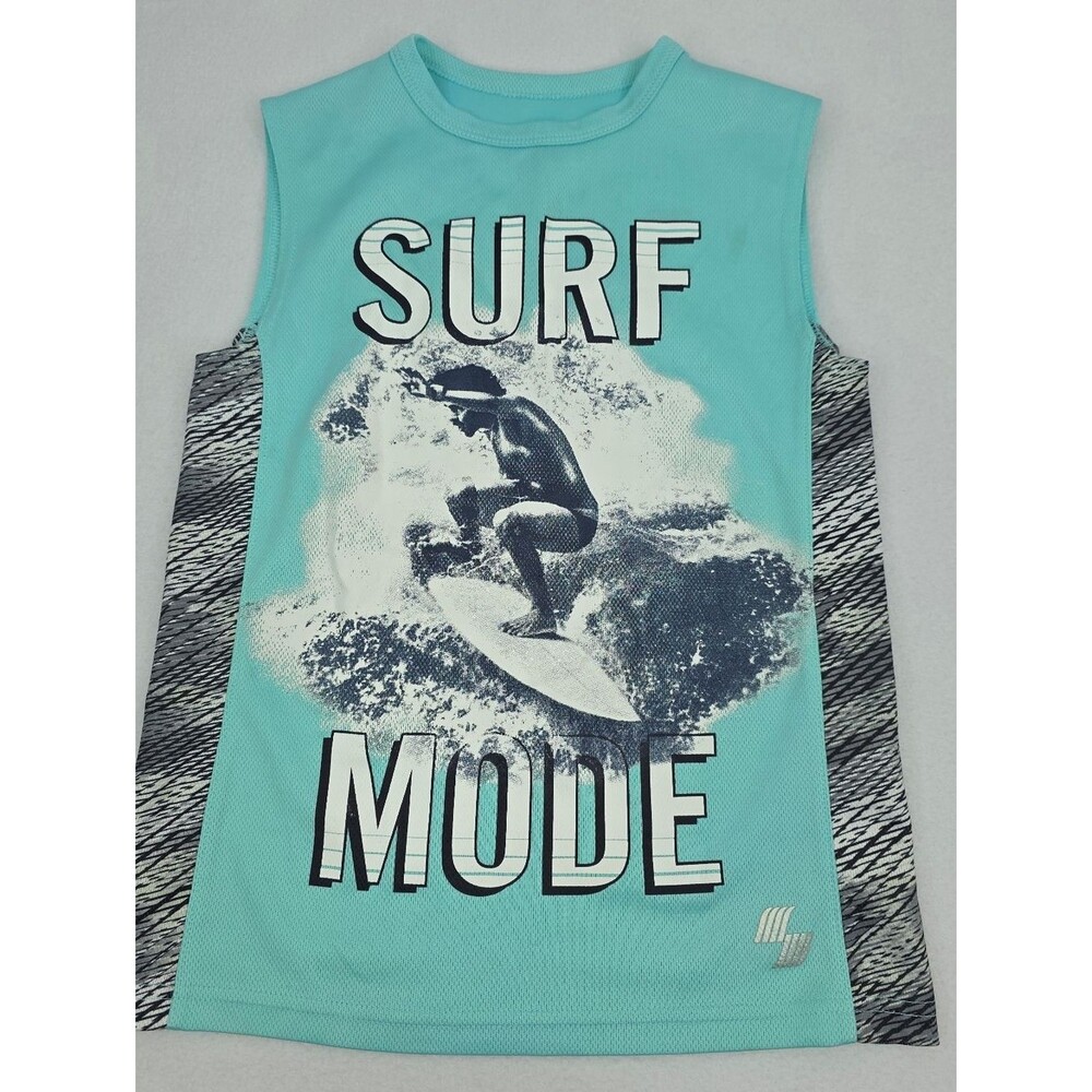 Place Sport Boy's Aqua Performance Sport Tank Size Medium (7-8) CP-3458